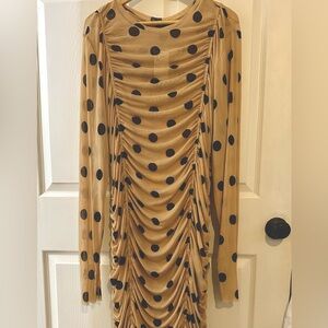 AFRM | Nordstrom Mesh Polka Dot Dress 3X